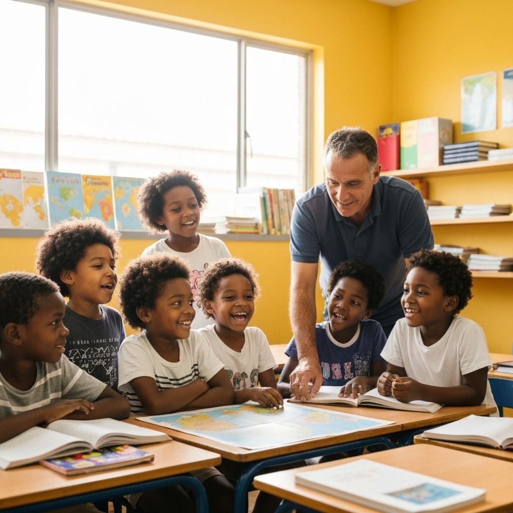 K-CEP workshop with children learning together